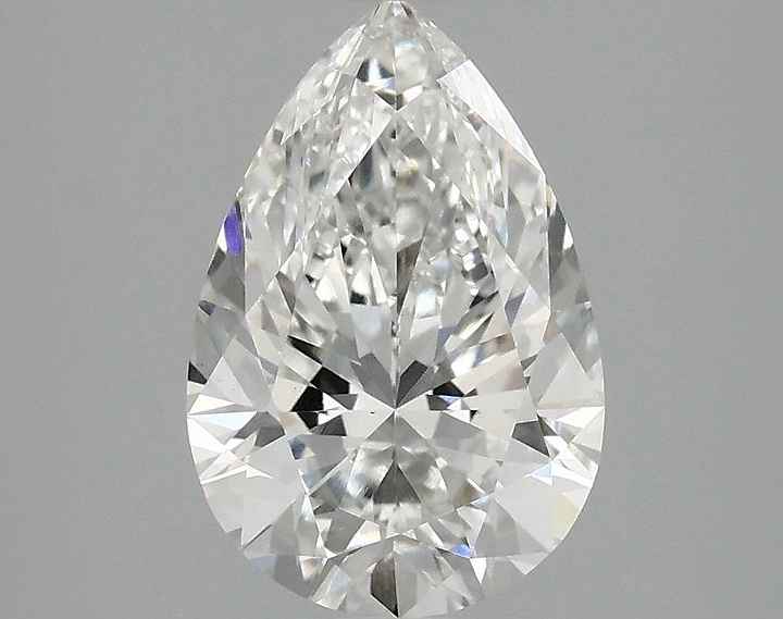 2.09 Carat Pear Shaped Excellent Cut VS2 IGI Certified Lab Grown Diamond