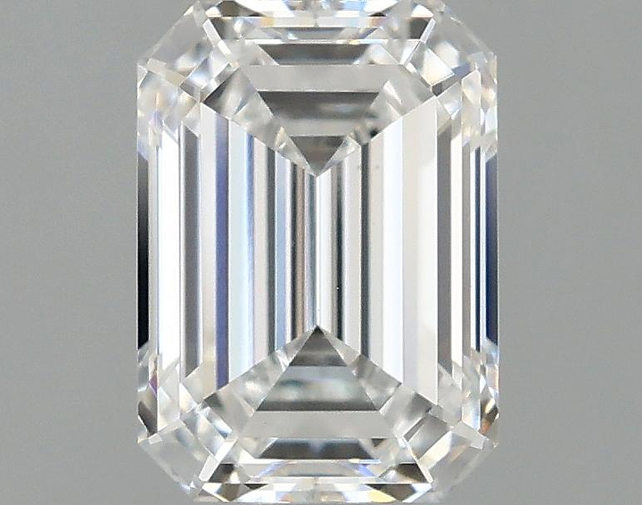 0.98 Carat Emerald Shaped Excellent Cut VVS2 IGI Certified Lab Grown Diamond