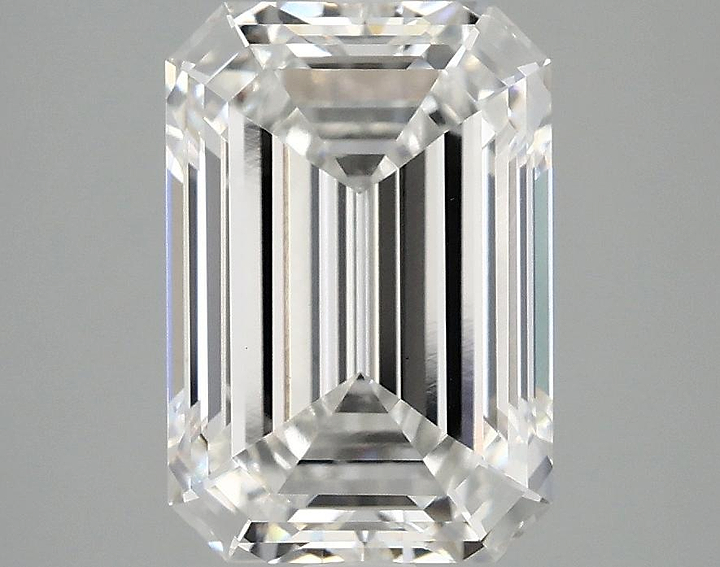 3.09 Carat Emerald Shaped Ideal Cut VS1 IGI Certified Lab Grown Diamond