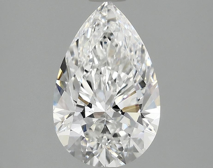 2.01 Carat Pear Shaped Ideal Cut VVS2 IGI Certified Lab Grown Diamond