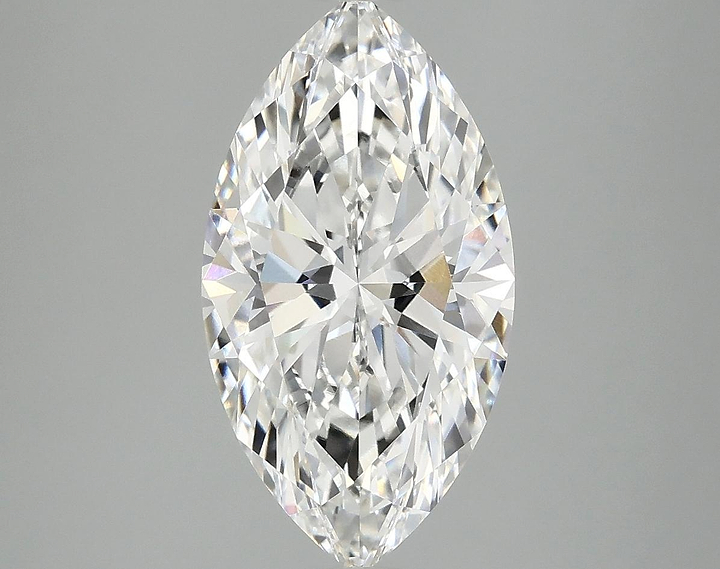 3.08 Carat Marquise Shaped Excellent Cut VVS2 IGI Certified Lab Grown Diamond