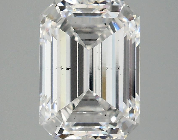 3.04 Carat Emerald Shaped Excellent Cut SI1 IGI Certified Lab Grown Diamond