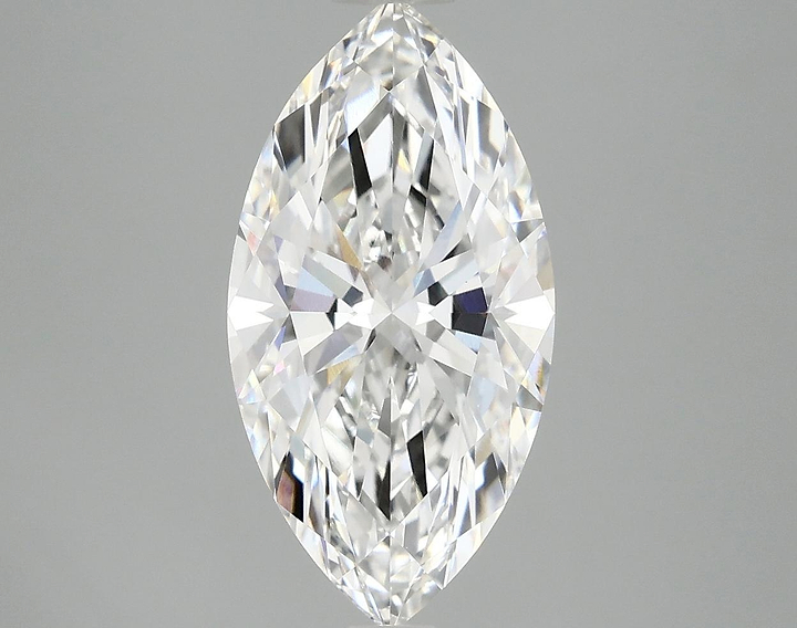 3.06 Carat Marquise Shaped Ideal Cut VVS2 IGI Certified Lab Grown Diamond