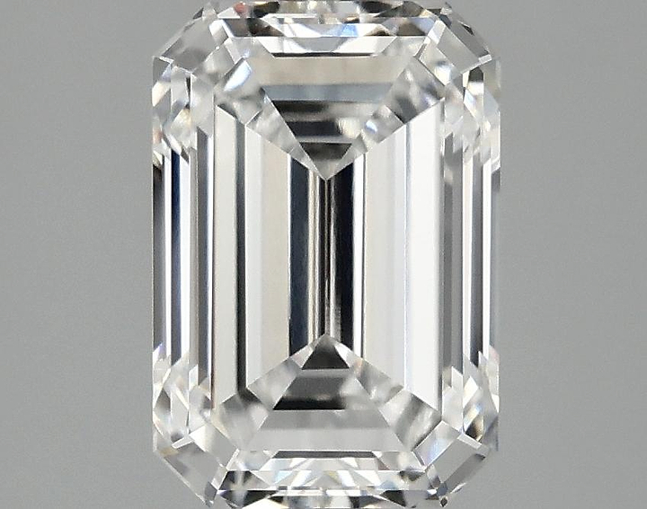 3.03 Carat Emerald Shaped Ideal Cut VVS2 IGI Certified Lab Grown Diamond