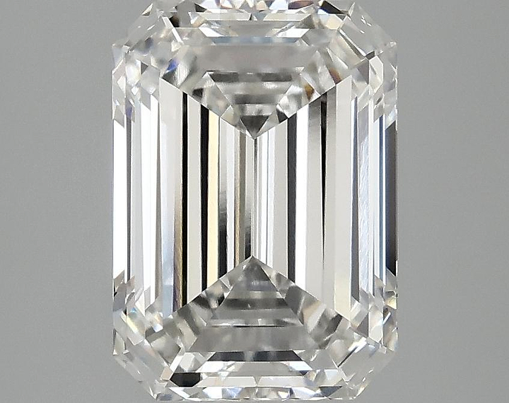 2.98 Carat Emerald Shaped Ideal Cut VVS2 IGI Certified Lab Grown Diamond