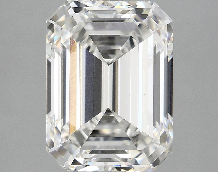 3.05 Carat Emerald Shaped Excellent Cut VVS2 IGI Certified Lab Grown Diamond