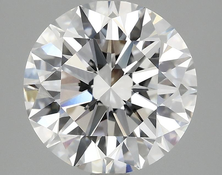 3.08 Carat Round Shaped Ideal Cut VVS2 IGI Certified Lab Grown Diamond