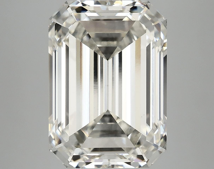 8.5 Carat Emerald Shaped Ideal Cut VVS2 IGI Certified Lab Grown Diamond