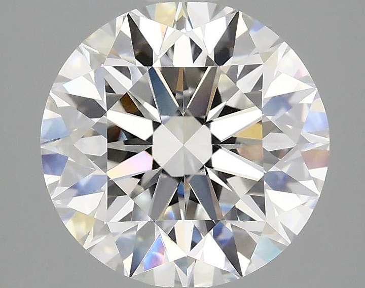 3.03 Carat Round Shaped Excellent Cut VVS2 IGI Certified Lab Grown Diamond