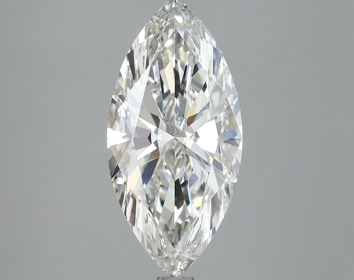 3.04 Carat Marquise Shaped Excellent Cut VVS2 IGI Certified Lab Grown Diamond