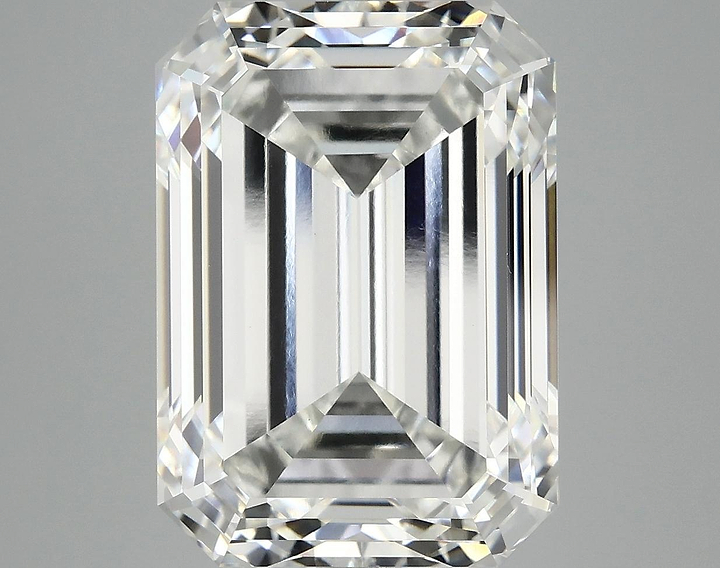 10.52 Carat Emerald Shaped Ideal Cut VVS2 IGI Certified Lab Grown Diamond