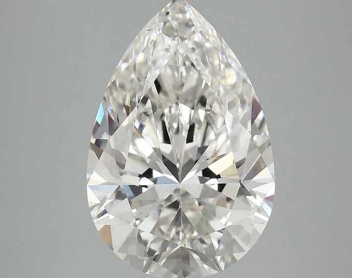 4.09 Carat Pear Shaped Excellent Cut VS1 IGI Certified Lab Grown Diamond