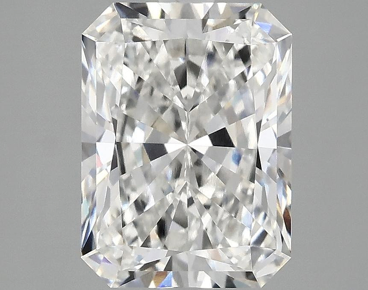 3.09 Carat Radiant Shaped Excellent Cut VVS2 IGI Certified Lab Grown Diamond