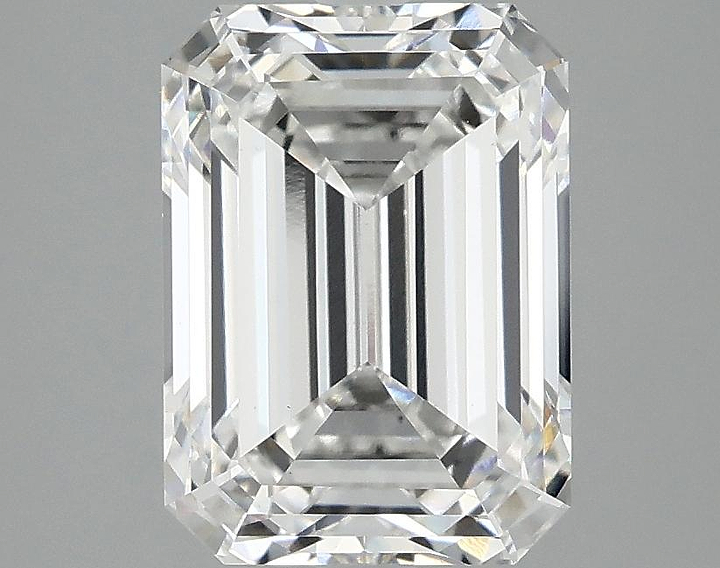 3.09 Carat Emerald Shaped Excellent Cut VS1 IGI Certified Lab Grown Diamond