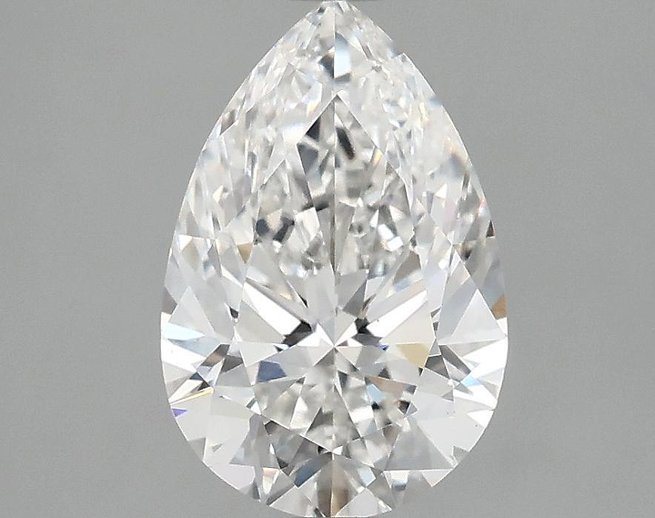 2.08 Carat Pear Shaped Excellent Cut VS1 IGI Certified Lab Grown Diamond