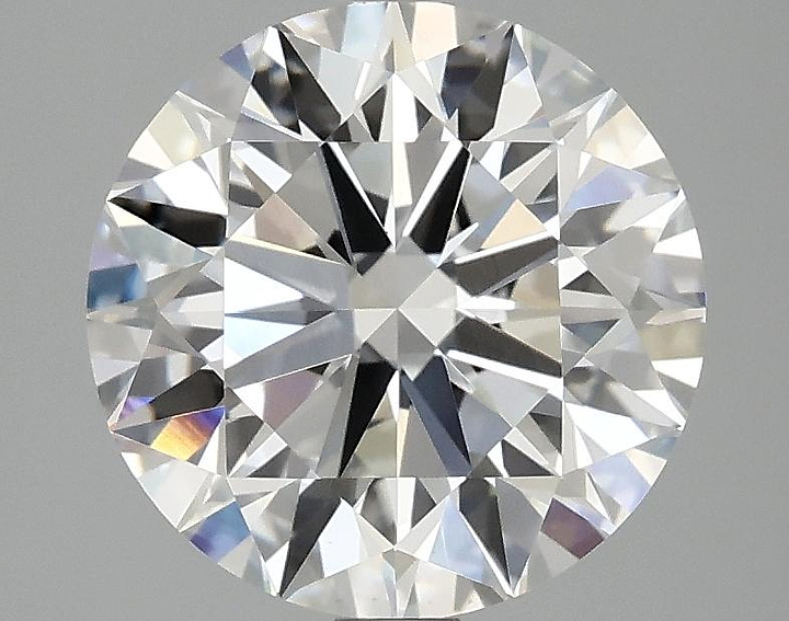 3.08 Carat Round Shaped Excellent Cut VVS2 IGI Certified Lab Grown Diamond
