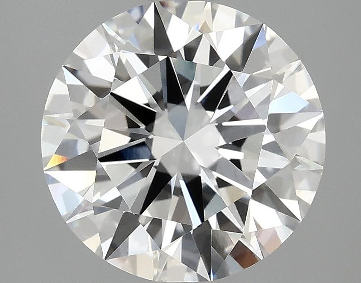 3.06 Carat Round Shaped Excellent Cut VVS2 IGI Certified Lab Grown Diamond