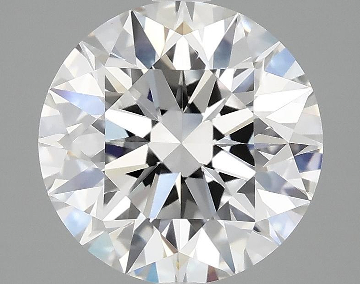 3.09 Carat Round Shaped Excellent Cut VVS2 IGI Certified Lab Grown Diamond