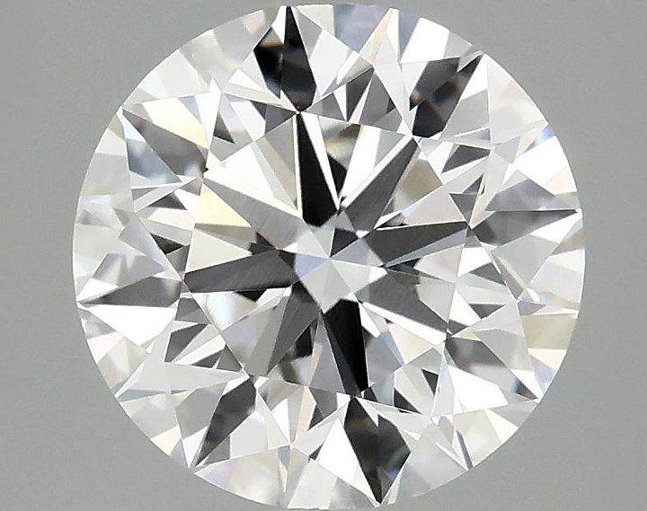 3.08 Carat Round Shaped Excellent Cut VVS2 IGI Certified Lab Grown Diamond