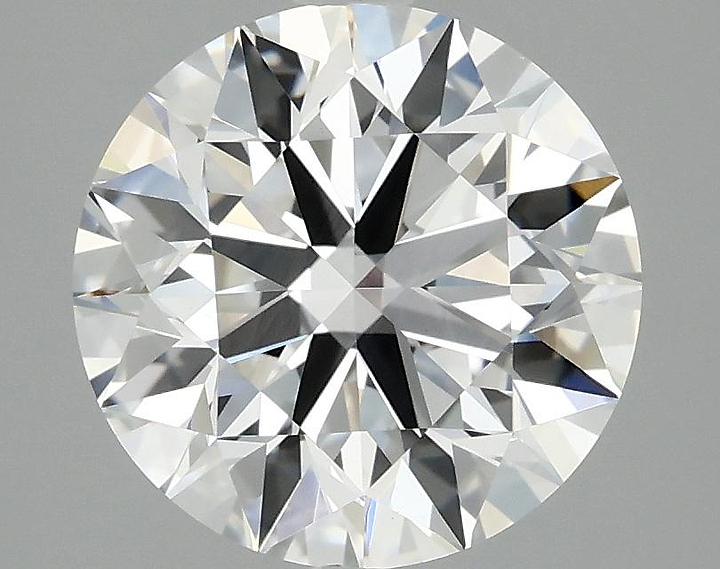 3.08 Carat Round Shaped Excellent Cut VVS2 IGI Certified Lab Grown Diamond