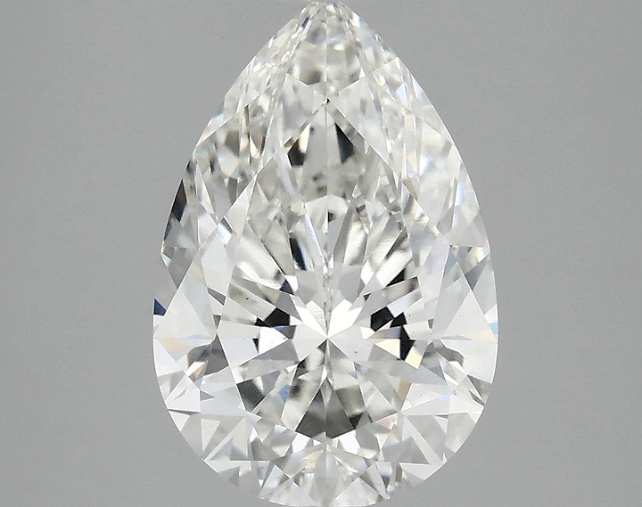 3.06 Carat Pear Shaped Excellent Cut VS1 IGI Certified Lab Grown Diamond