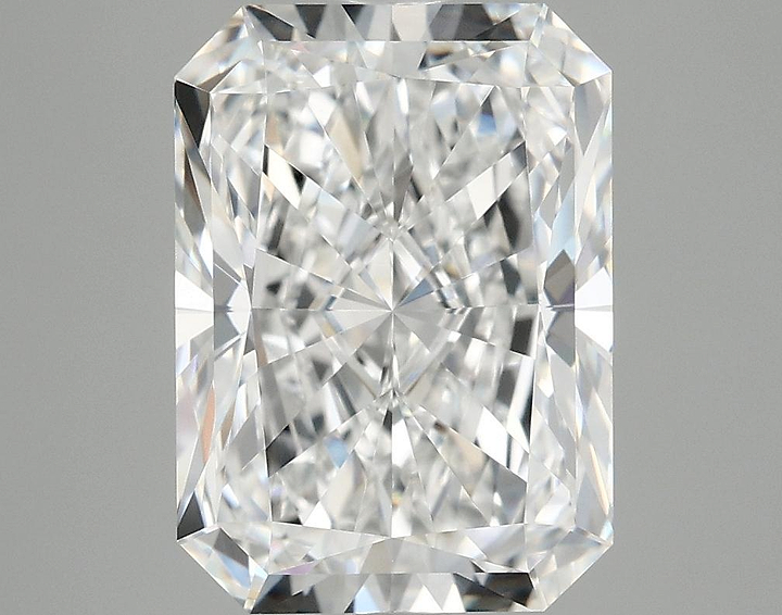 4.07 Carat Radiant Shaped Excellent Cut VVS2 IGI Certified Lab Grown Diamond