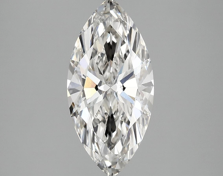 2.01 Carat Marquise Shaped Excellent Cut VVS2 IGI Certified Lab Grown Diamond