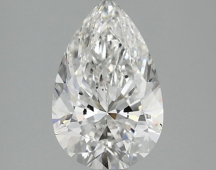 2.1 Carat Pear Shaped Ideal Cut VS2 IGI Certified Lab Grown Diamond