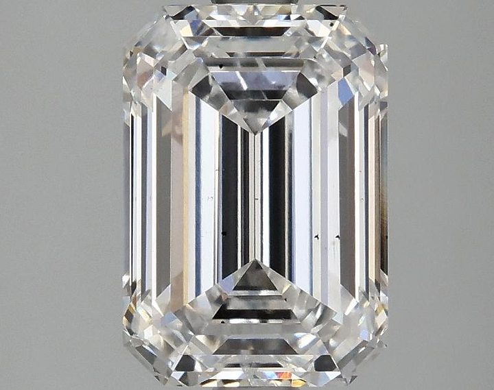 2.5 Carat Emerald Shaped Ideal Cut SI1 IGI Certified Lab Grown Diamond