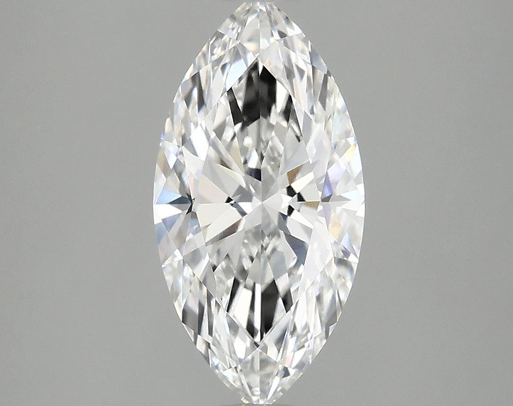 2.07 Carat Marquise Shaped Ideal Cut VVS2 IGI Certified Lab Grown Diamond