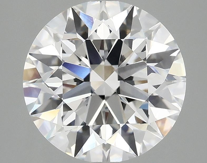 3.07 Carat Round Shaped Excellent Cut VVS2 IGI Certified Lab Grown Diamond
