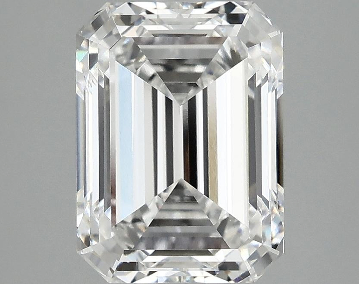 3.08 Carat Emerald Shaped Excellent Cut VS1 IGI Certified Lab Grown Diamond