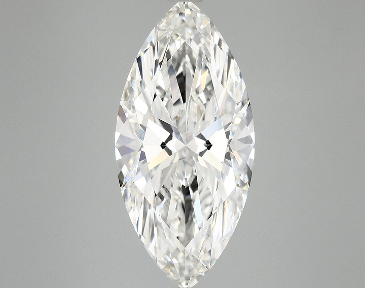 4.74 Carat Marquise Shaped Excellent Cut VVS2 IGI Certified Lab Grown Diamond