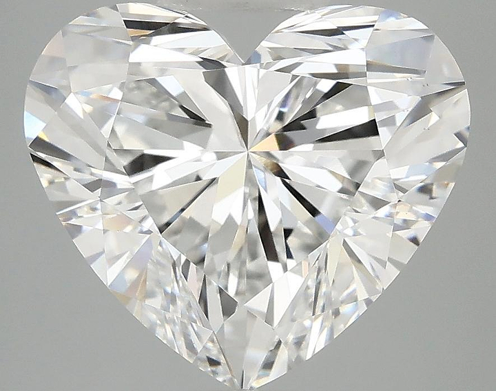 5.01 Carat Heart Shaped Ideal Cut VS1 IGI Certified Lab Grown Diamond