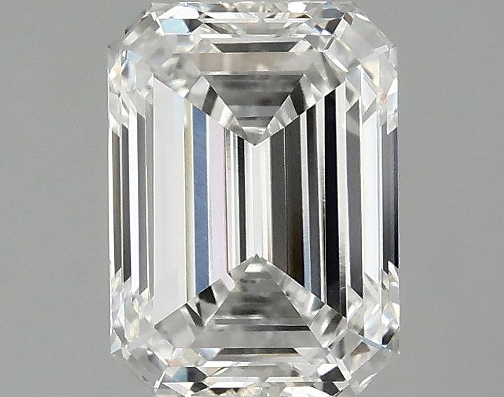 2.06 Carat Emerald Shaped Excellent Cut VVS2 IGI Certified Lab Grown Diamond