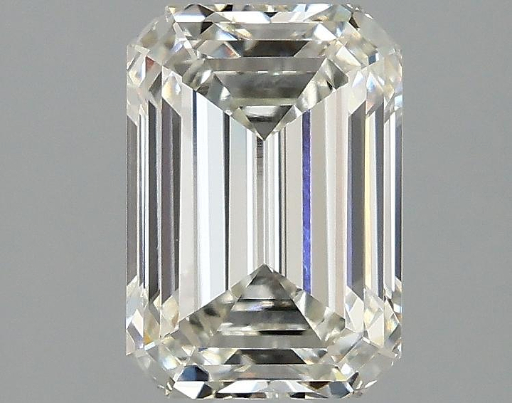 2.08 Carat Emerald Shaped Ideal Cut VVS2 IGI Certified Lab Grown Diamond