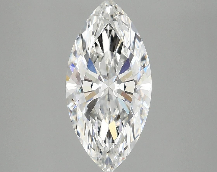 2.1 Carat Marquise Shaped Ideal Cut VS1 IGI Certified Lab Grown Diamond