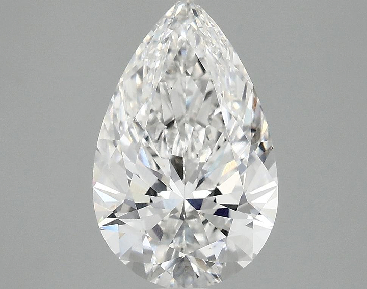 2.03 Carat Pear Shaped Ideal Cut VS1 IGI Certified Lab Grown Diamond