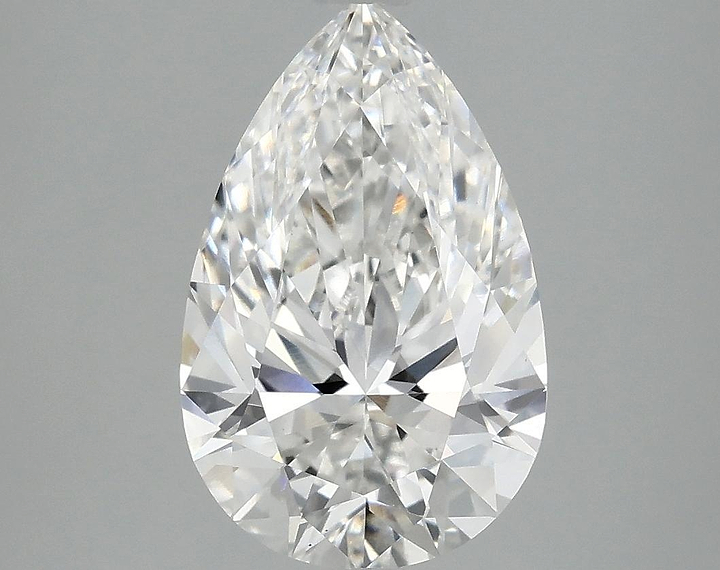 3.03 Carat Pear Shaped Ideal Cut VS1 GSI Certified Lab Grown Diamond