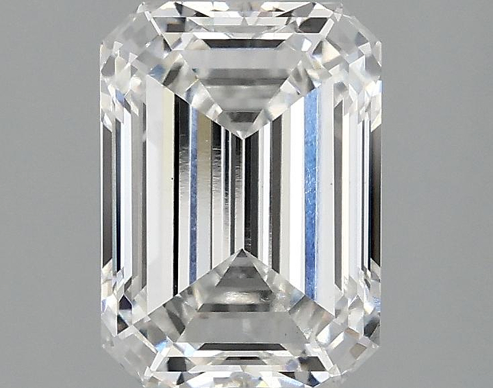 2.1 Carat Emerald Shaped Excellent Cut VS2 IGI Certified Lab Grown Diamond