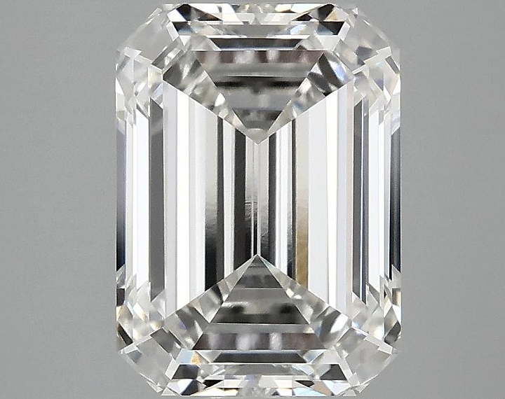 3.08 Carat Emerald Shaped Excellent Cut VVS2 IGI Certified Lab Grown Diamond
