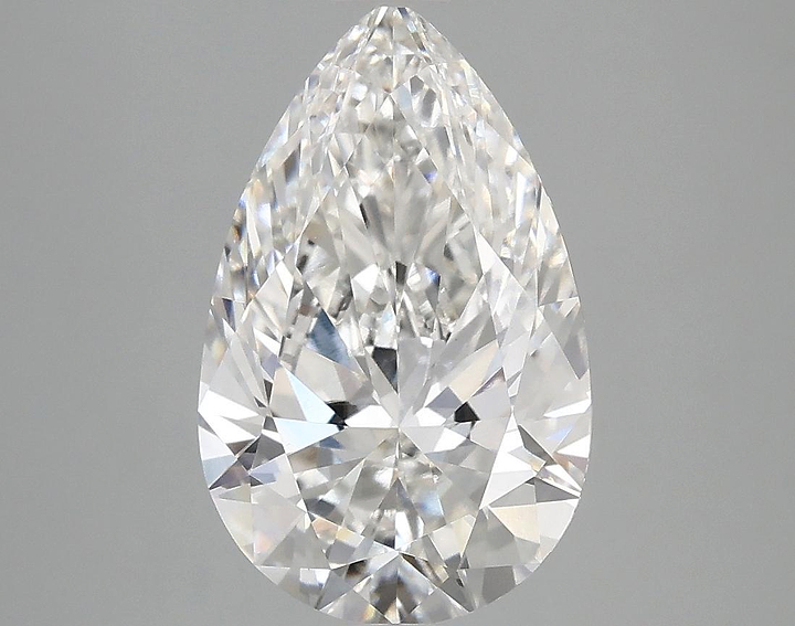 3.1 Carat Pear Shaped Ideal Cut VVS2 IGI Certified Lab Grown Diamond