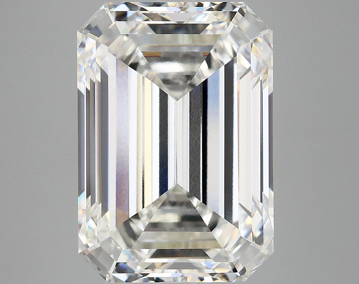 10.69 Carat Emerald Shaped Ideal Cut VVS2 IGI Certified Lab Grown Diamond