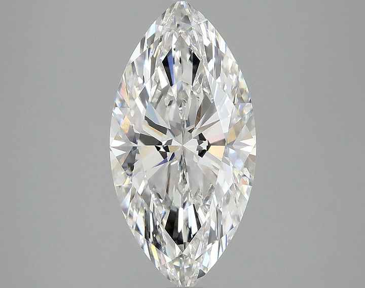 2.98 Carat Marquise Shaped Ideal Cut VVS2 IGI Certified Lab Grown Diamond