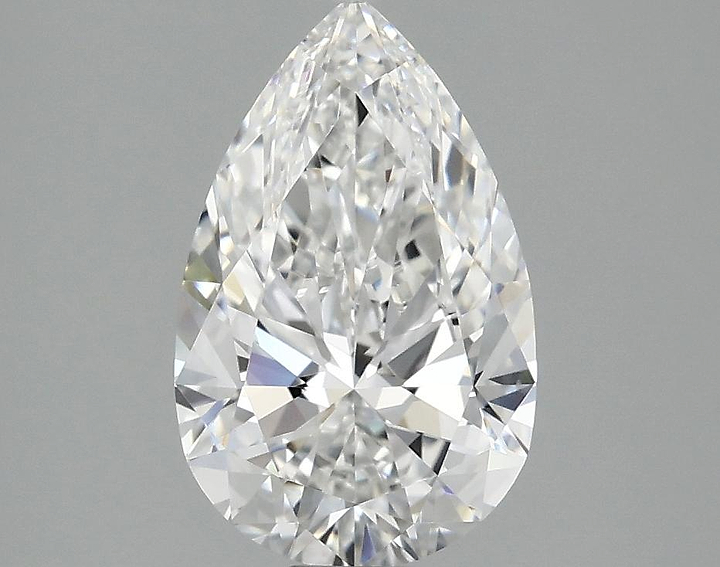 2.01 Carat Pear Shaped Ideal Cut VVS2 IGI Certified Lab Grown Diamond