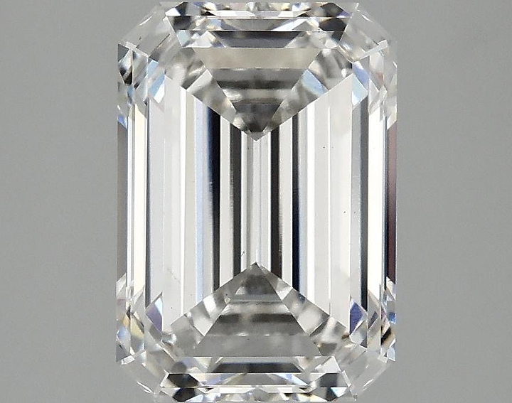 2.84 Carat Emerald Shaped Ideal Cut VS1 IGI Certified Lab Grown Diamond