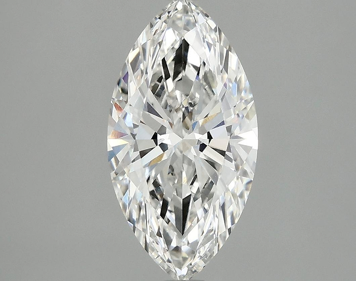2.0 Carat Marquise Shaped Ideal Cut VVS2 IGI Certified Lab Grown Diamond