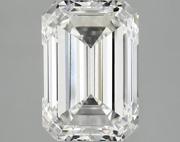 2.97 Carat Emerald Shaped Ideal Cut VS1 IGI Certified Lab Grown Diamond