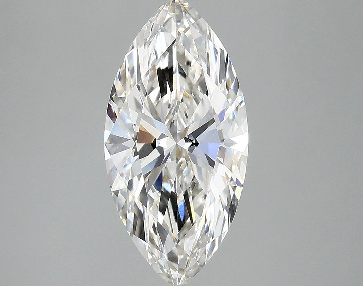 2.0 Carat Marquise Shaped Excellent Cut VVS2 IGI Certified Lab Grown Diamond