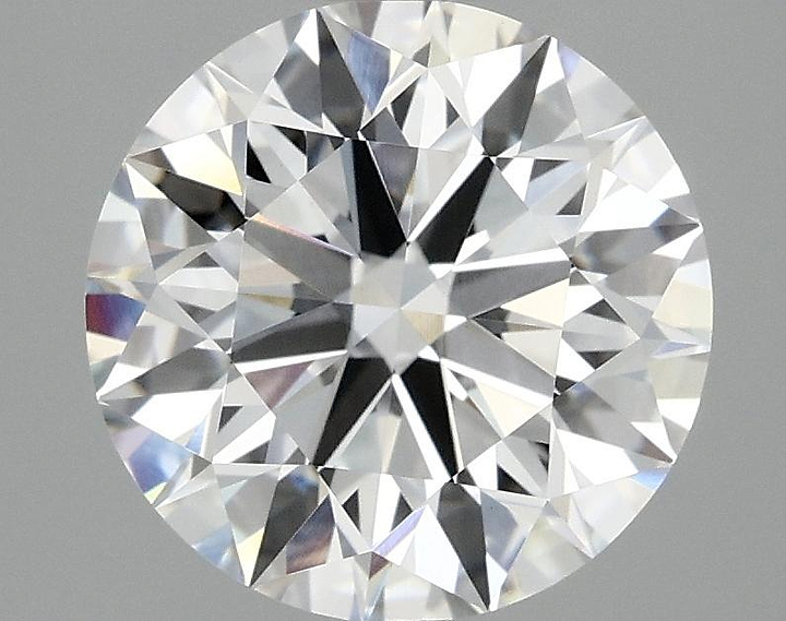3.09 Carat Round Shaped Ideal Cut VVS2 IGI Certified Lab Grown Diamond